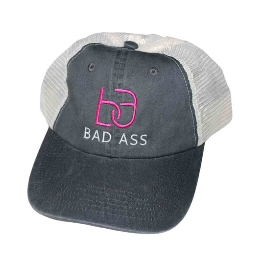 BA Badass Embroidered Logo Trucker Hat
